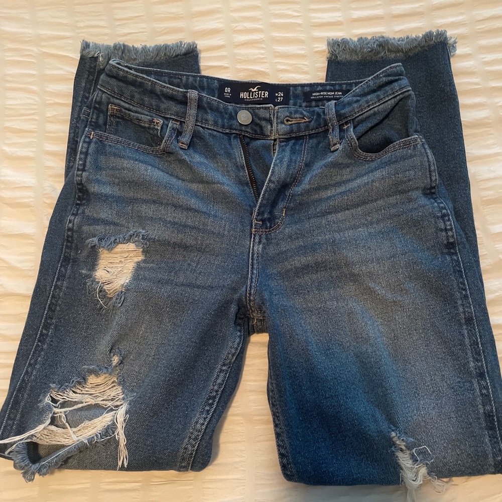 High rise mom jeans